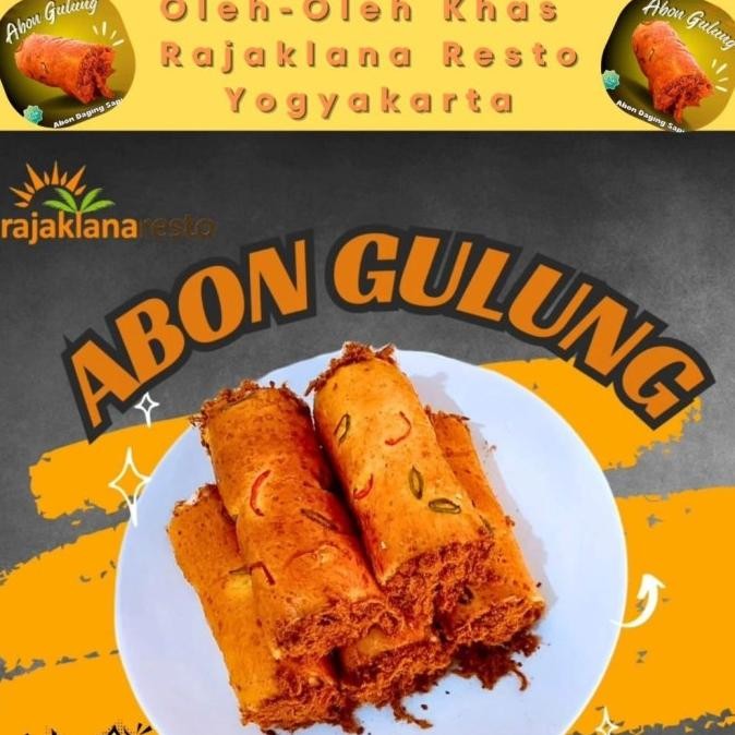 Abon Gulung Rajaklana isi 8 oleh oleh khas jogja