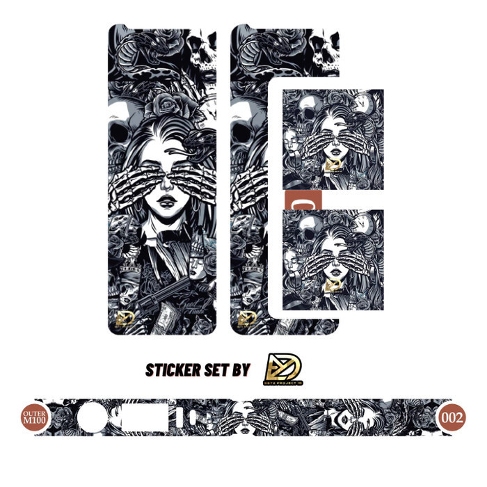 

*PromoTerjangkau* Set Cutting M100 01 Garskin Wrap Stiker Premium / X Casing Case COD