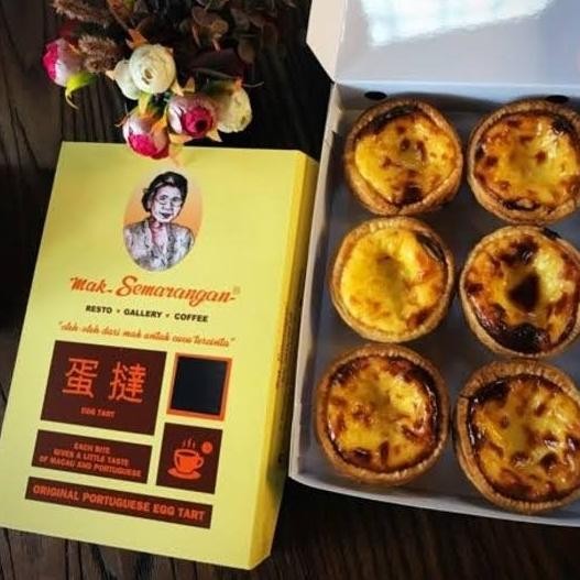 

Portuguese egg tart mak semarangan oleh oleh khas jogja