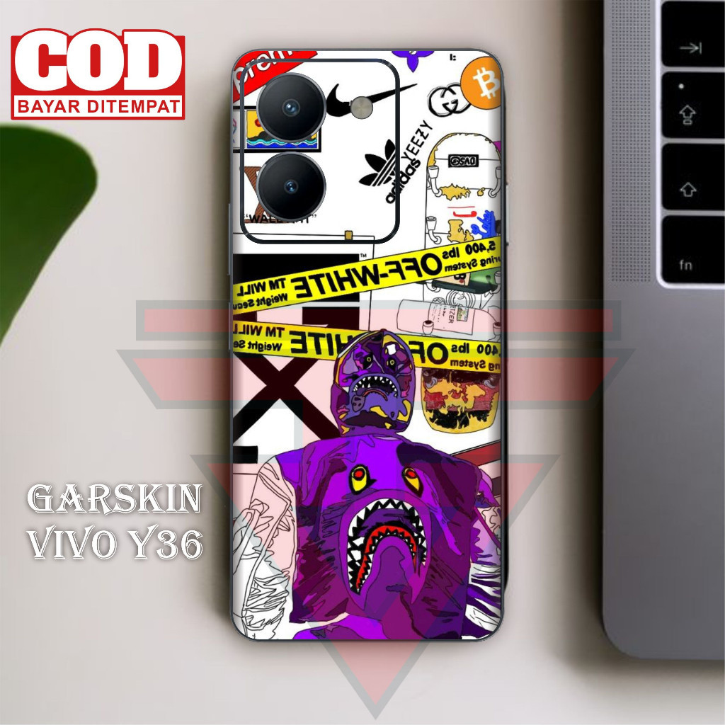 

*PromoTerjangkau* Vivo Y36 Garskin Wrap Stiker Premium / X Casing Case COD