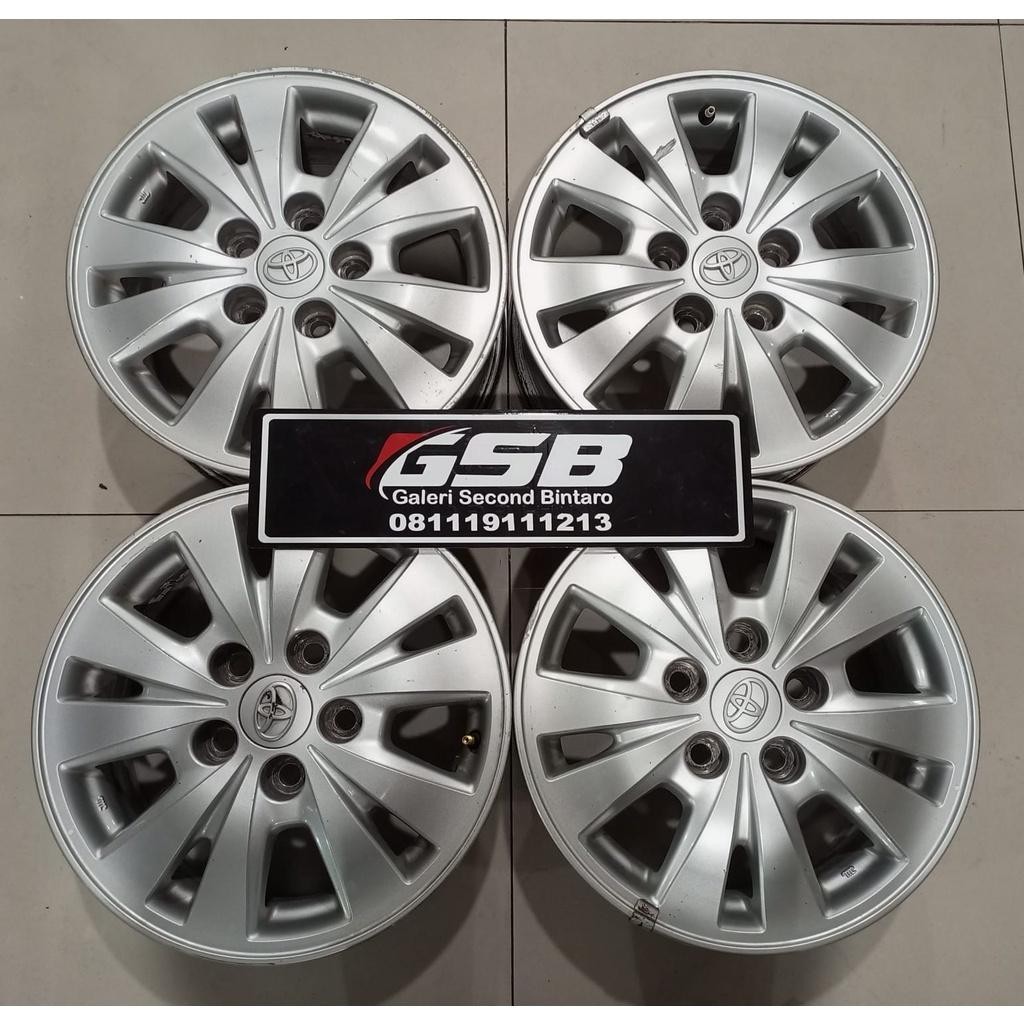 Velg Mobil Seken Original Inova Luxury Ring 15 Pcd 5X114,3 Silver 4 Velg Only