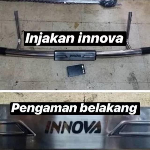 Pengaman Belakang Bumper Belakang Tanduk Belakang Injakan Belakang Mobil Toyota Kijang  Innova Inova