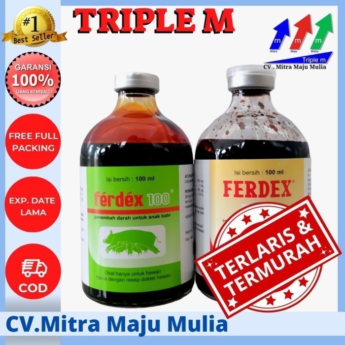 FERDEX 100 ml FERDEX PLUS 100 ml Penambah Darah Anak Babi Zat Besi