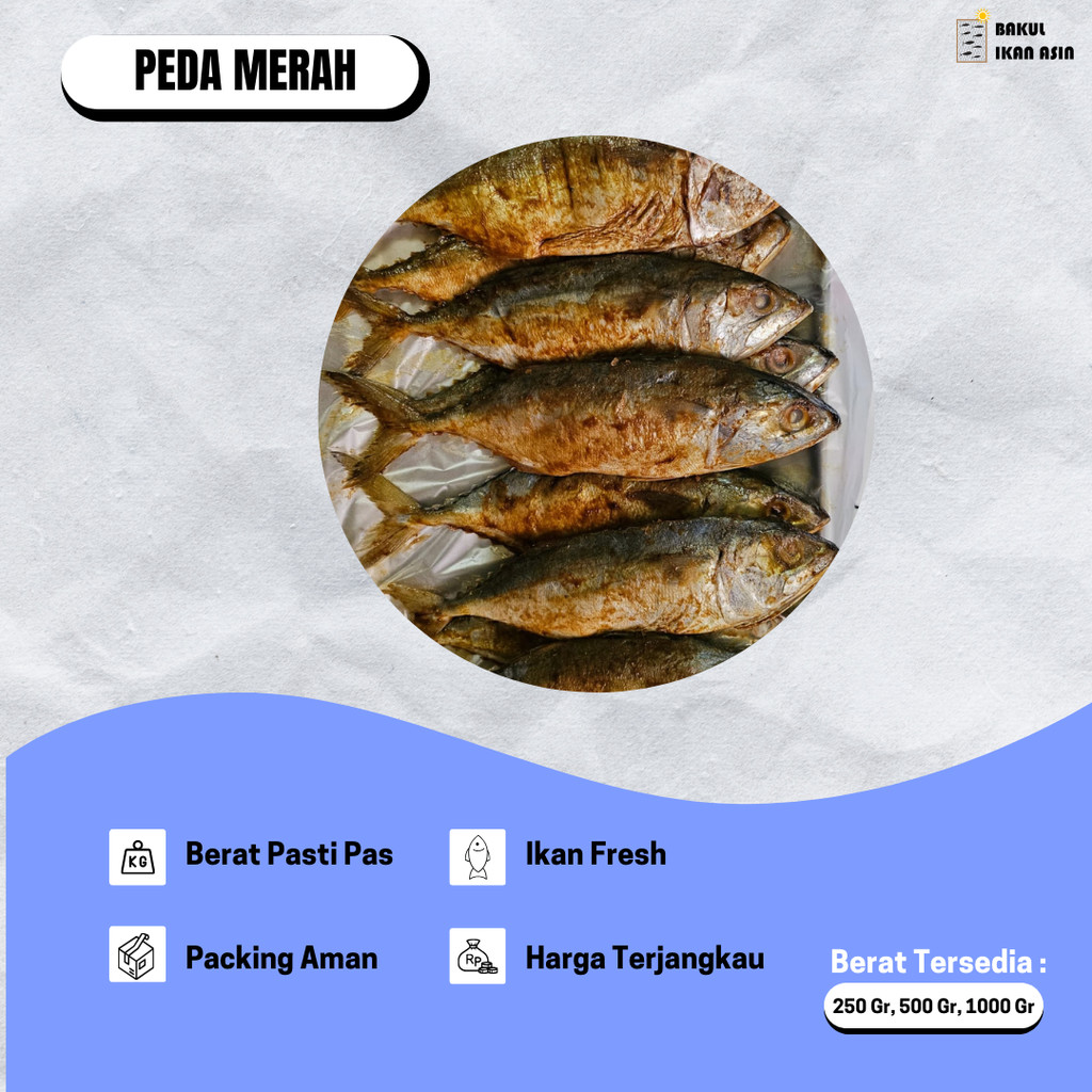 

PEDA MERAH SIZE JUMBO KUALITAS PREMIUM ENAK & GURIH 1000Gr, 500Gr