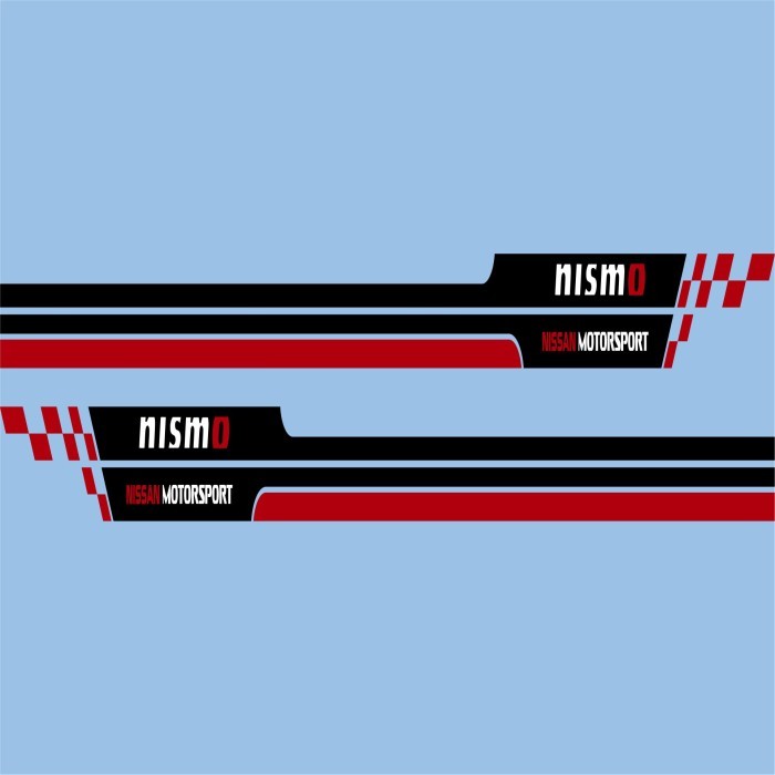Sticker Stripe Nissan Grand Livina NISMO Nissan Motorsport