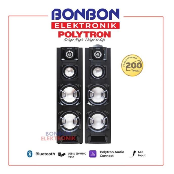 Murah Polytron Active Speaker Bluetooth Pas-8E22 / Pas8E22