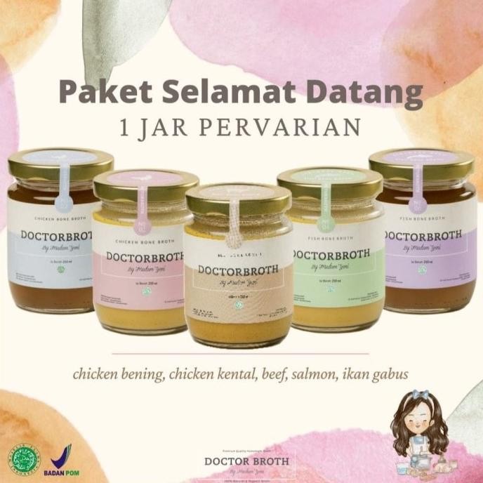 

DOCTOR BROTH - Chicken Bone, Beef Bone Broth, Salmon Bone, Ikan Gabus