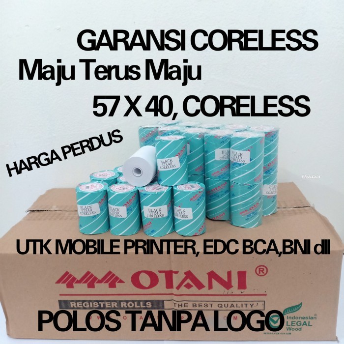 

Otani Kertas Thermal Struk 57x40, Harga Perdus