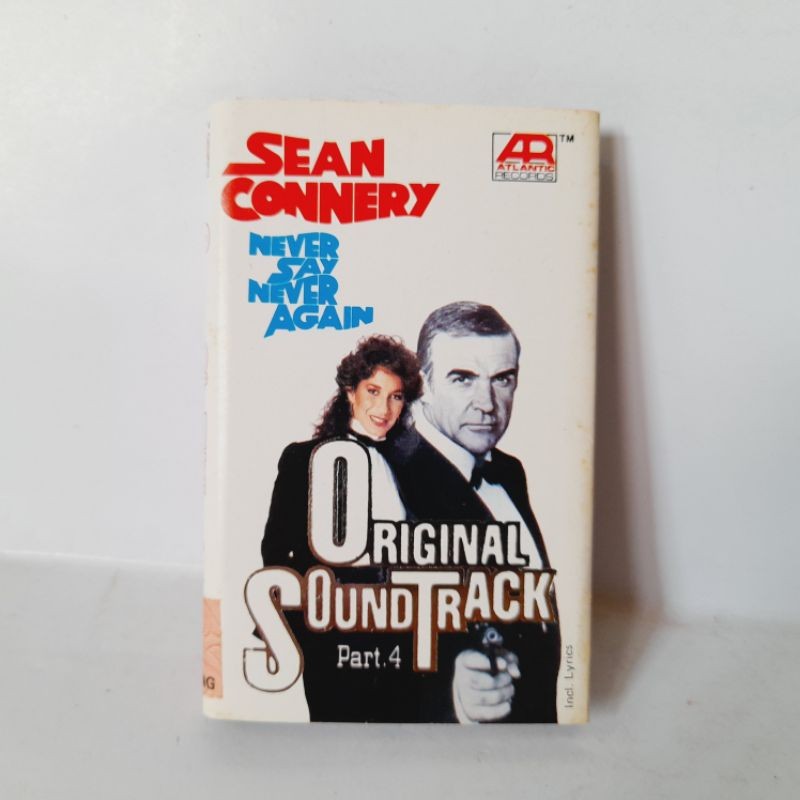 Kaset Original Soundtrack Part 4 - Sean Connery Never Say Never