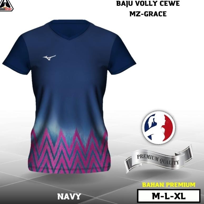 ORIGINAL VC-01 BAJU VOLLY CEWE PREMIUM DEWASA KAOS VOLI WANITA JERSEY VOLLY WOMEN PRINT ah-70