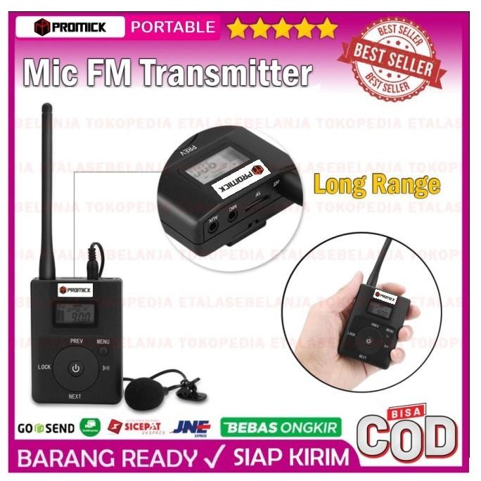 MICROPHONE MIC FM TRANSMITTER LONG RANGE FOR AUDIO TOUR GUIDE SYSTEM