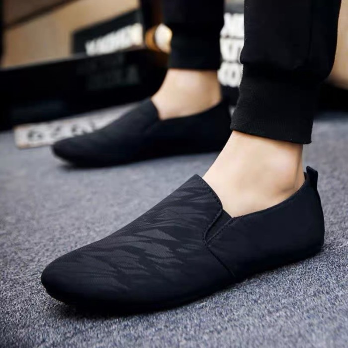 Leedoo Sepatu Pria Slip On Casual Sepatu Santai Kantor Pria MR214