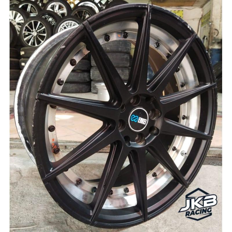Velg Mobil Second Rays Ring 18 Lebar 8 Hole 4X100-114 Et45 Avanza Lancer Galant Vios Yaris Xenia