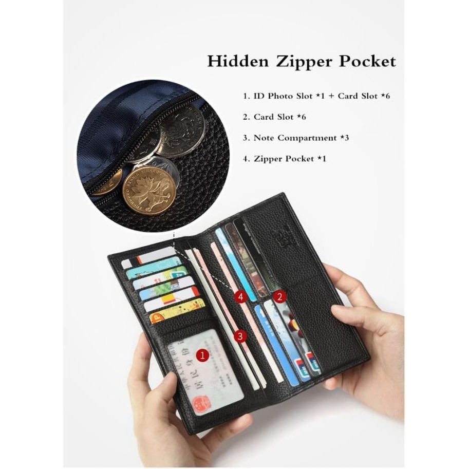 Bison Denim-Dompet Panjang Pria Bison Denim Original (BISON 4391-5B) Terlaris