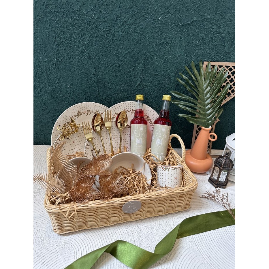 MURAH Hampers Lebaran / Hadiah Lebaran / Parcel set piring keramik