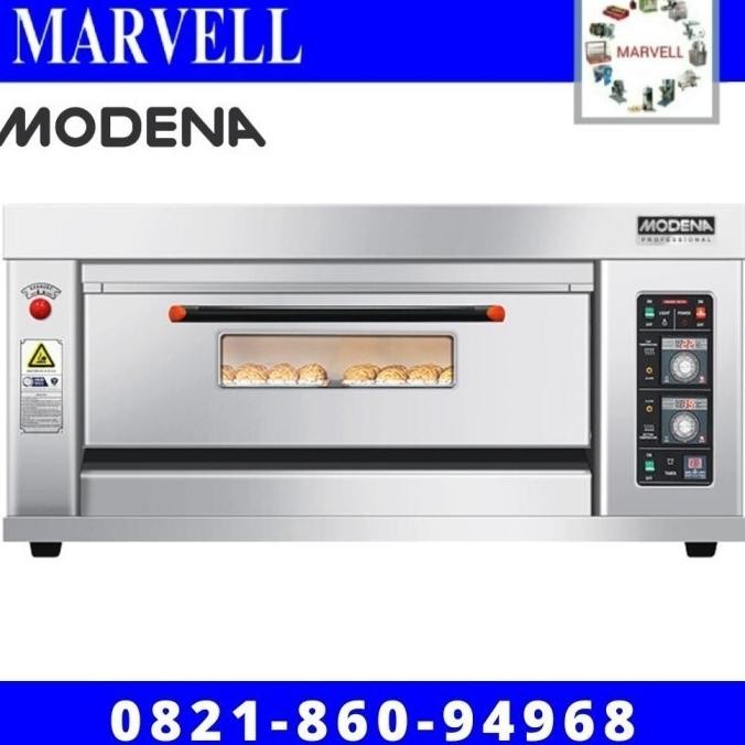 OVEN GAS MODENA BA 1220 GDSS 1 DECK 2 TRAY OVEN PANGGANG PRO 2 LOYANG