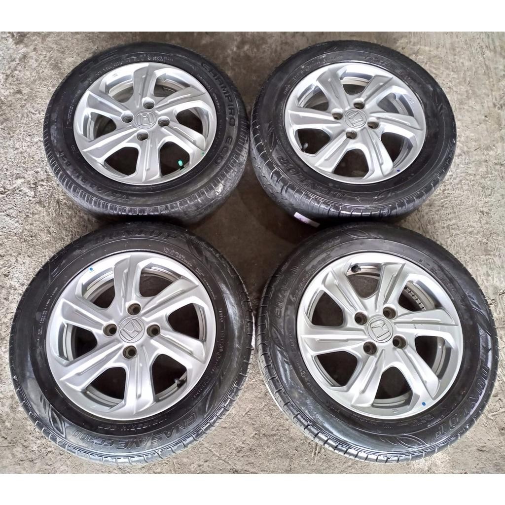 Velg Mobil Second Standar Brio E Ring 14 Pcd 4X100 + Ban 175 65 R14