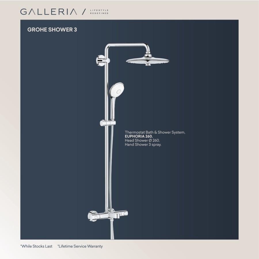 Grohe Euphoria Shower System W/ Thermostat 26114002 / Grohe Shower