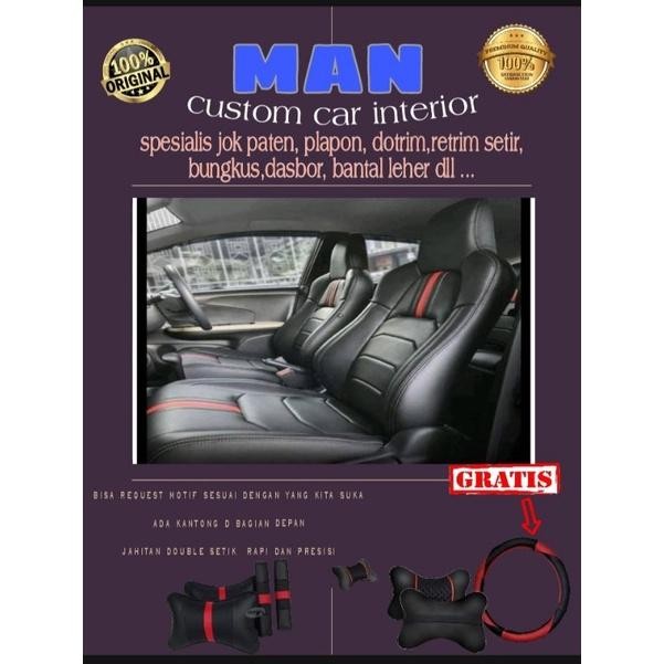 Sarung Jok Mobil Katana Jimmy Brio 2022, Agya ,Ayla ,Ignis, Mirage Fuul Depan Sampai Belakang Bahan 