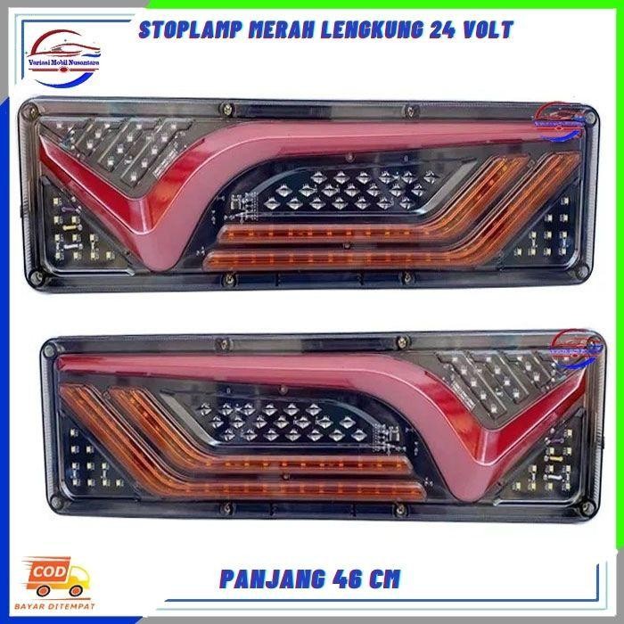 Lampu Variasi Stoplamp Stop Lamp Sein Sen Running Kedip Lengkung Rem Belakang Aksesoris Variasi Mobi