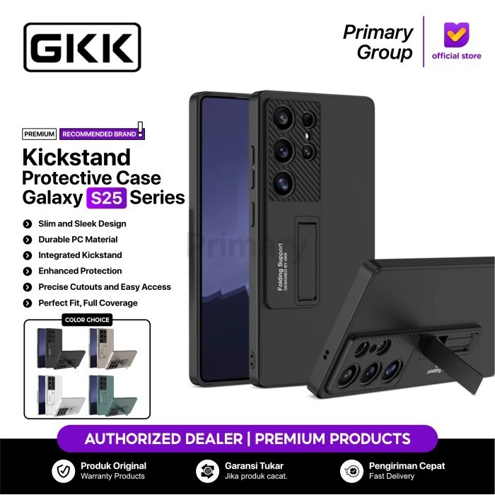 

SALE TERLARIS GKK CASE SAMSUNG GALAXY S25 ULTRA PLUS GKK ULTRA THIN WITH KICKSTAND PROTECTIVE COVER
