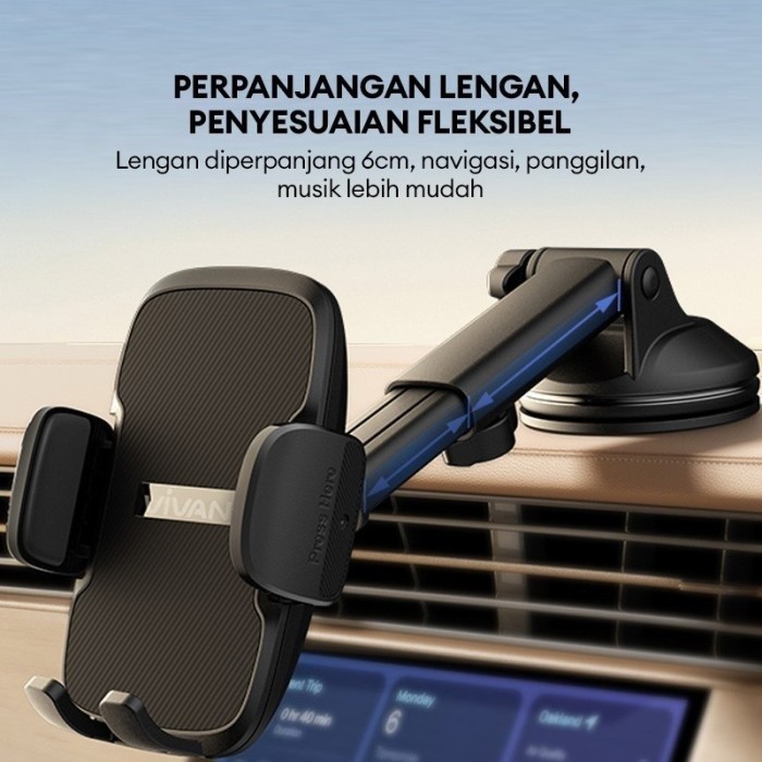 

SALE TERLARIS VIVAN CAR HOLDER MOBIL DASHBOARD KACA AUTO LOCK ROTATION CHS16 READYY