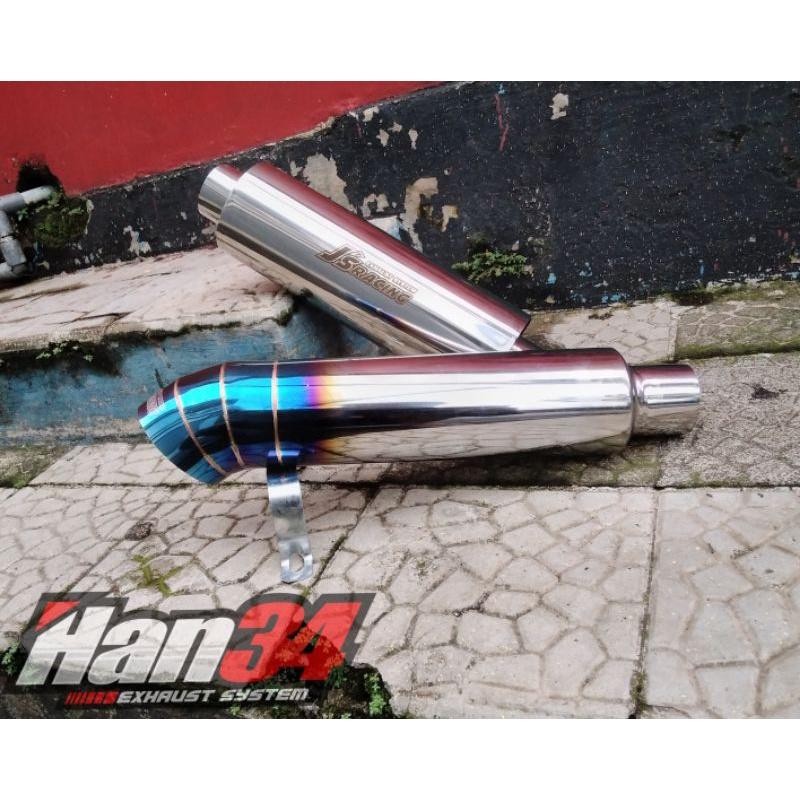 Knalpot Racing Dan Resonator Mobil Diesel Solar Dan Bensin Burntipe Tailpipe Hks Jsracing Panther L3