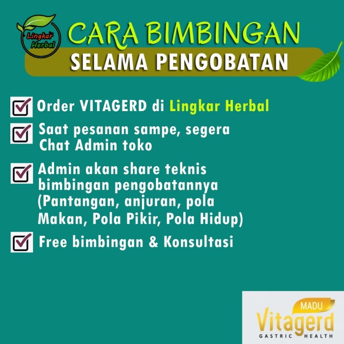 

Madu Vitagerd Herbal Obat Gerd Dan Asam Lambung Original Asli Ori