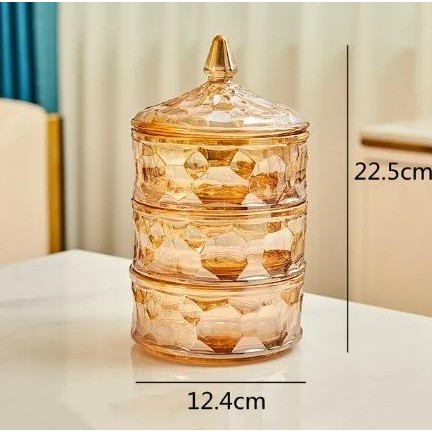 Toples Lebaran Toples Xincia Toples Kaca Tingkat Toples Saji Kaca