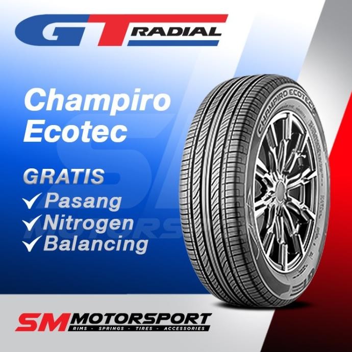 GT Radial Champiro ECOTEC 175 65 R14 14 Ban Mobil Ayla Agya Brio Calya