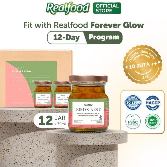 

Realfood Forever Glow Program 12 Hari Sarang Burung Walet + Kurma