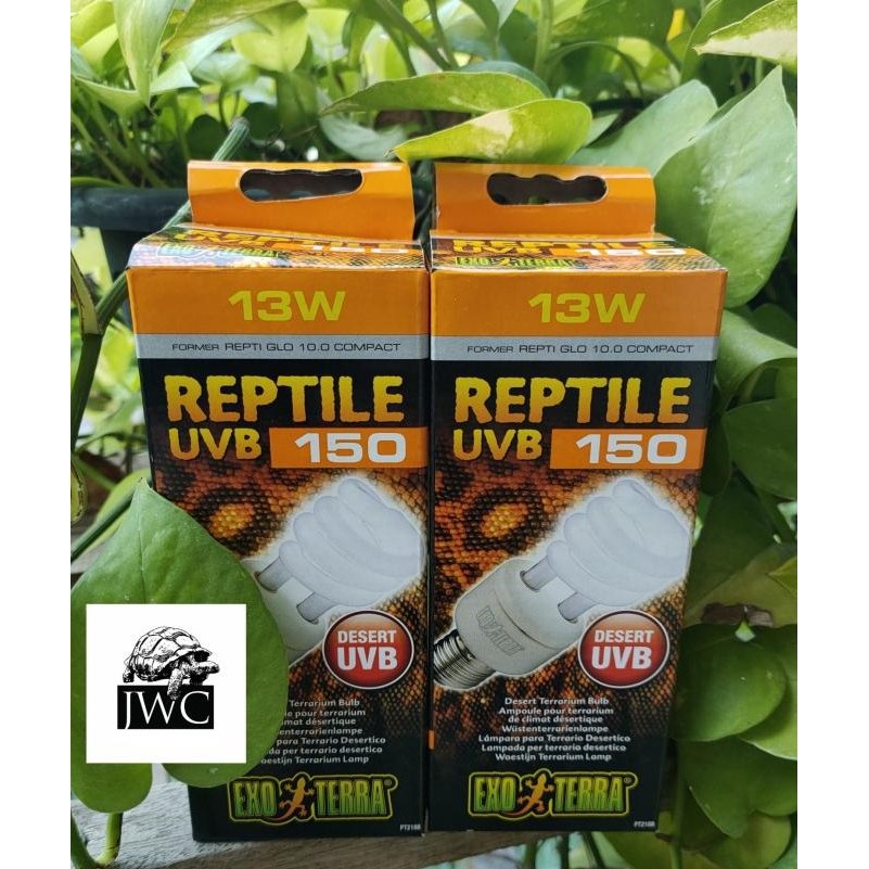 Exoterra UVB 150-13W / Lampu Panas Gurun Hewan Reptil Kadal Torto Kura