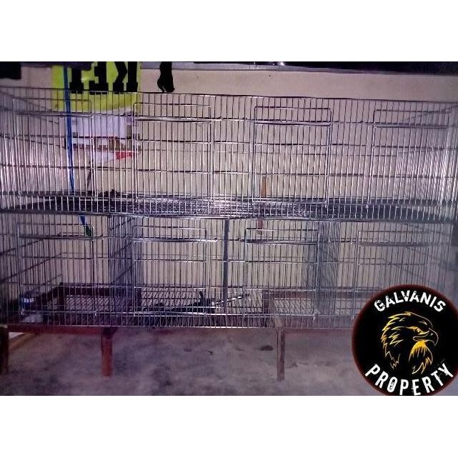 KANDANG KELINCI GALVANIS / KANDANG HEWAN SERBAGUNA 4 HOLE p160L50T40cm