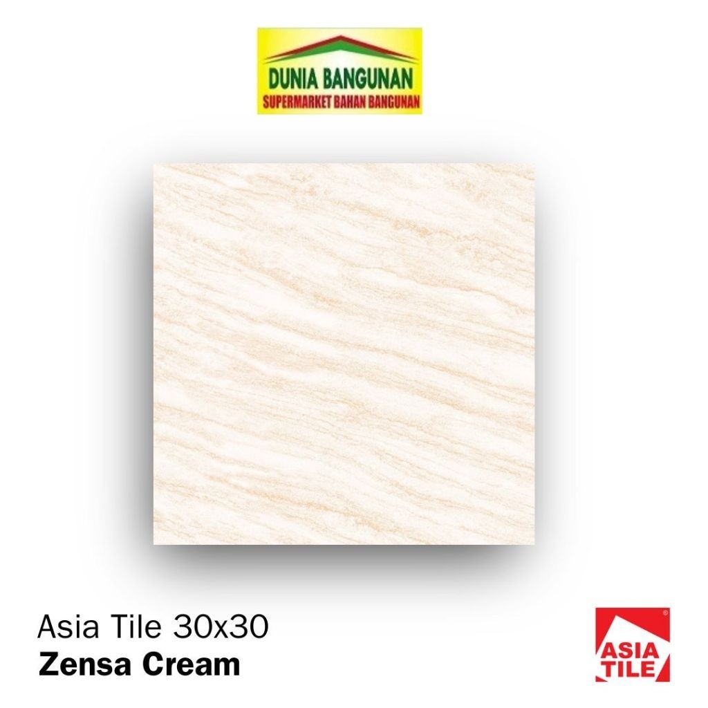 Keramik Asia Tile Zensa Cream KWC 30X30 Keramik Lantai