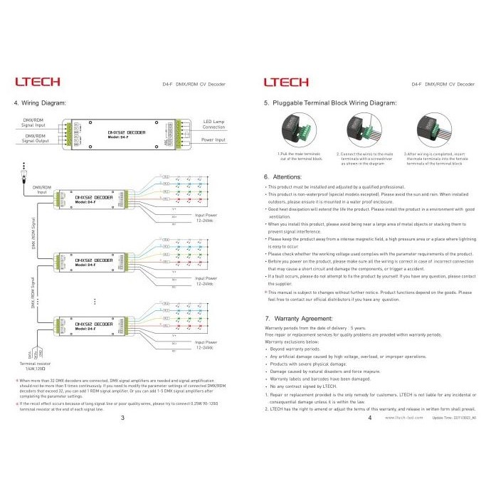 Grosir Led Drivers / Dmx512/Rdm / Cv Dmx512 Decoder Ltech
