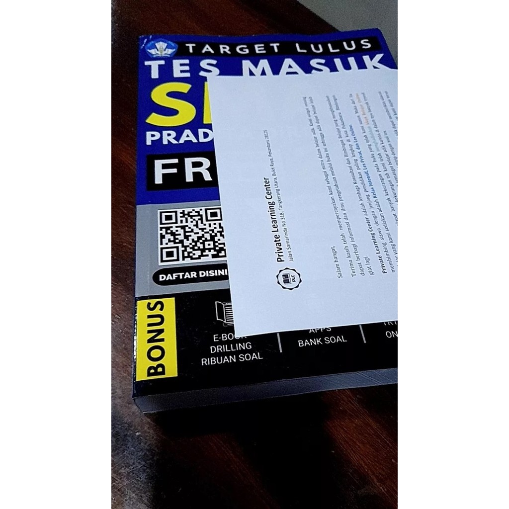 

PREMIUM Buku Persiapan Masuk Sma Pradita Dirgana 2024 Biru Tua