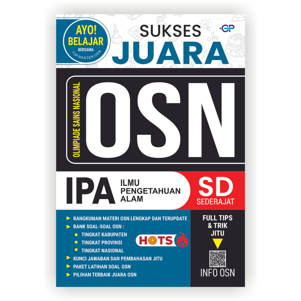 

BERKUALITAS Buku OSN SD : Sukses Juara OSN IPA SD - Tim Master OSN