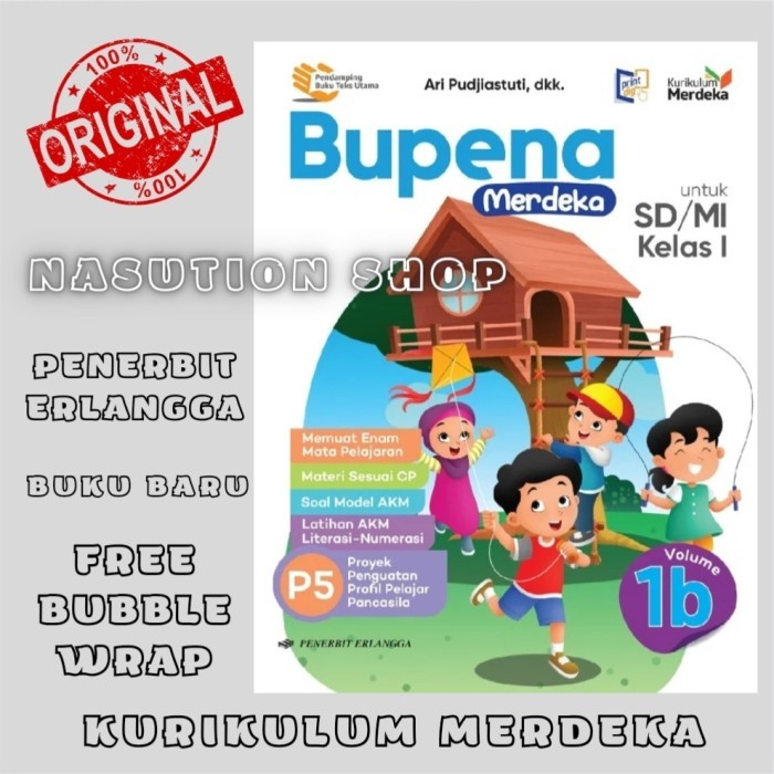 

KIRIM HARI INI Paket Buku Bupena Kelas 1 SD/MI 1A 1B 1C 1D Erlangga Kurikulum Merdeka