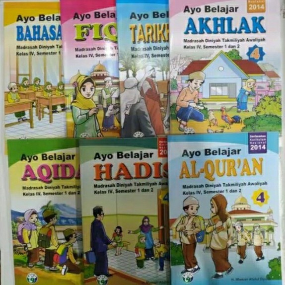 

TERLENGKAP Buku Satu Paket Madrasah Diniyah Takmiliyah Awiliyah (MDTA) kelas 4
