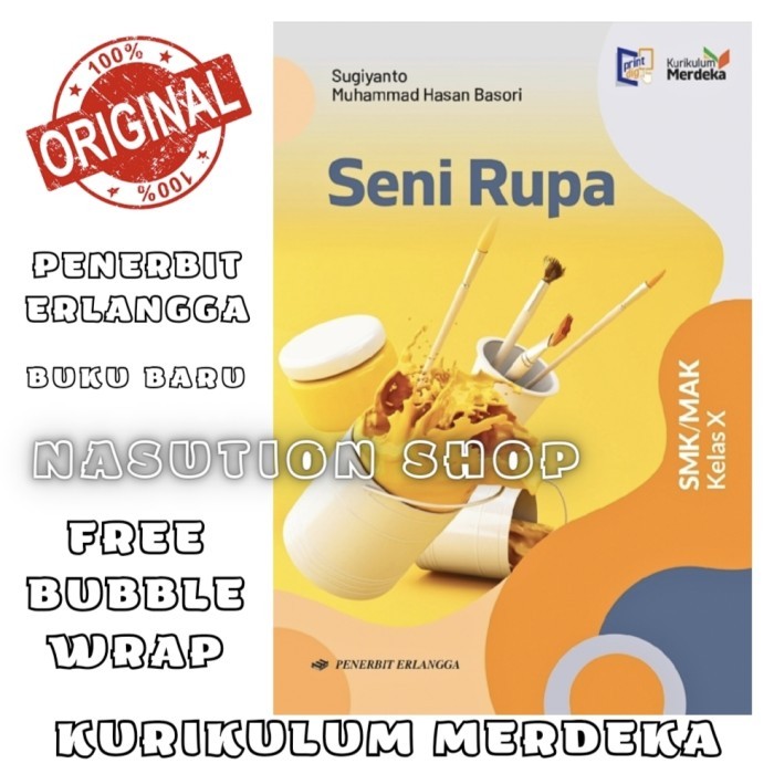 

DISKON Buku Seni Rupa Kelas 1 / X 10 SMK Erlangga Kurikulum Merdeka