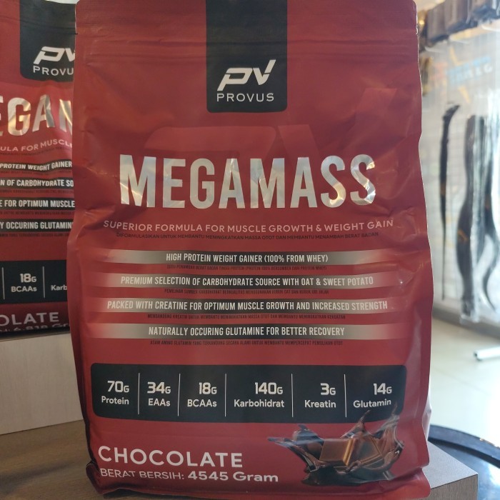 provus Megamass 10lbs weight gainer mega mass 10lb / megamass 4.5kg pv