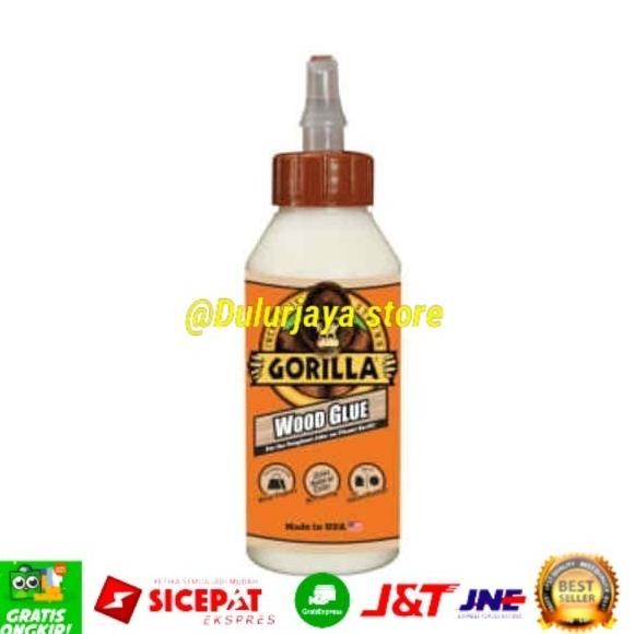 

Promo GORILLA Lem kayu /GORILLA Wood Glue 236ml PVA Water Resistant Adhesive COD