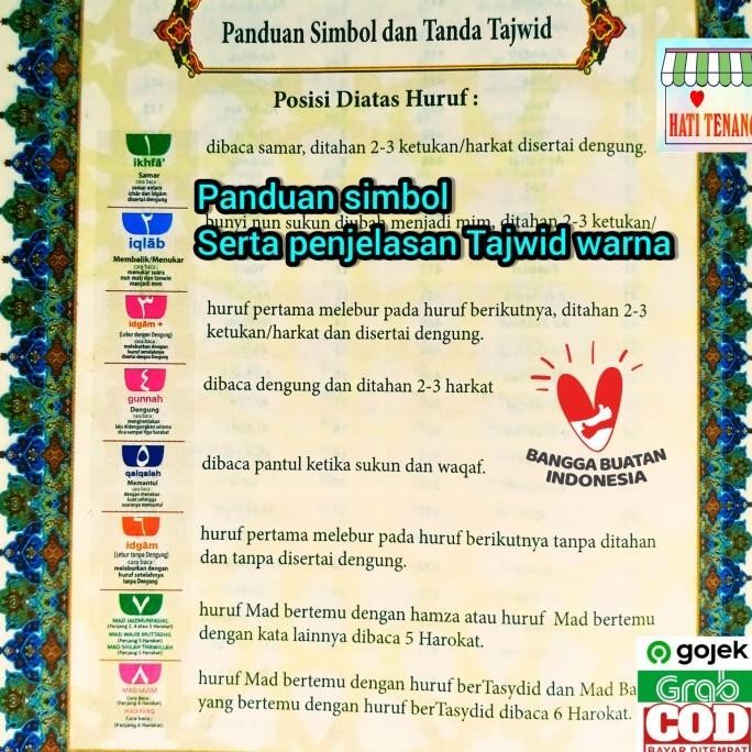 ALQURAN BESAR A3 LANSIA JUMBO TAJWID WARNA TERJEMAH LATIN PERKATA