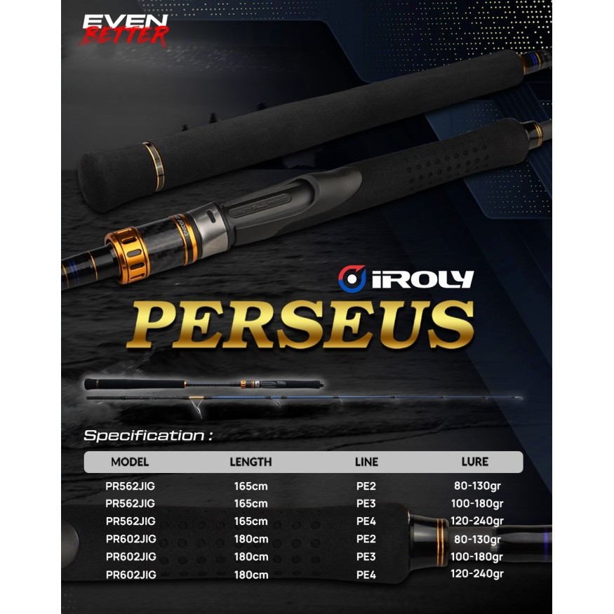 AJR99 JORAN IROLY PERSEUS 562/602 JIGGING ROD