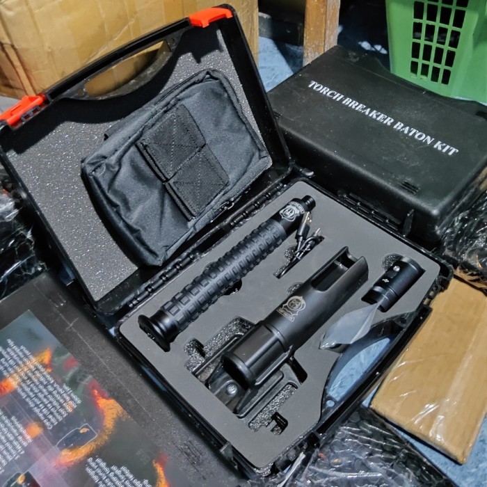 ORIGINAL JATAH sepaket tongkat baton stik jatah polri brimob PMJ boton TERMURAH