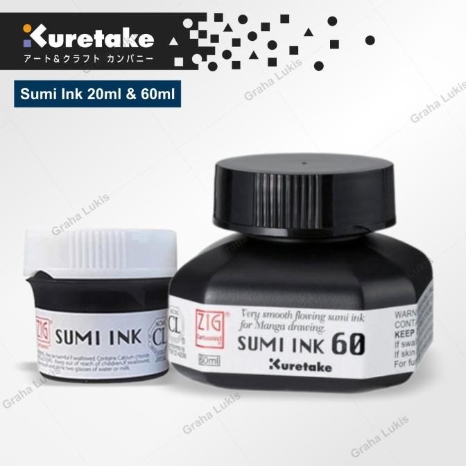 

Sale Kuretake Ink - Sumi Ink For Manga Drawing