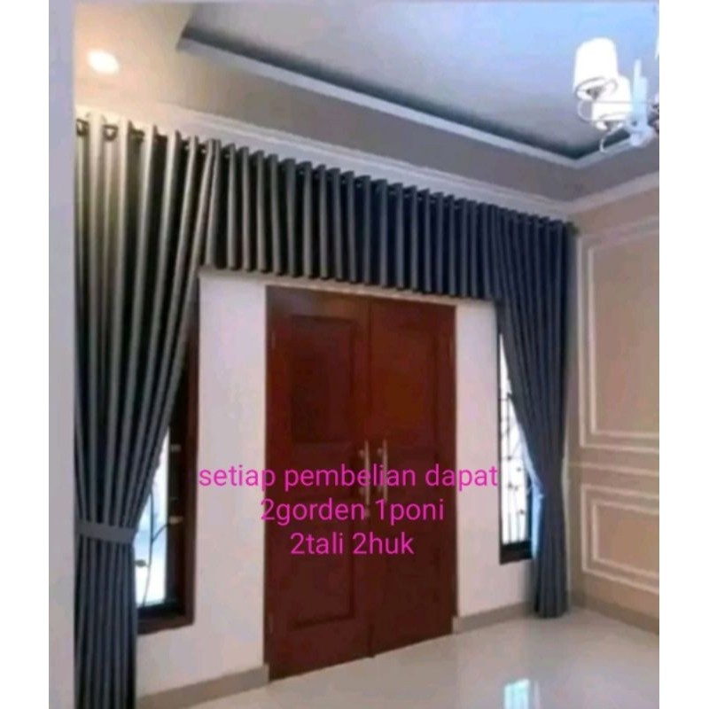 Belanja Gorden Blackout Gorden Jendela + Poni Dlc
