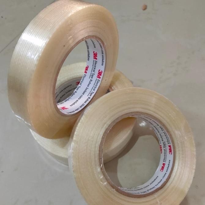 Promo 3M Filament 8934 Lakban Serat-Tartan tape 24mm x 55mtr COD