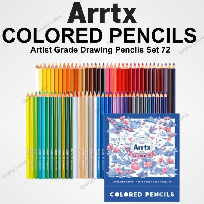 

Sale Arrtx Artist Colored Pencil / Pensil Warna Set 72