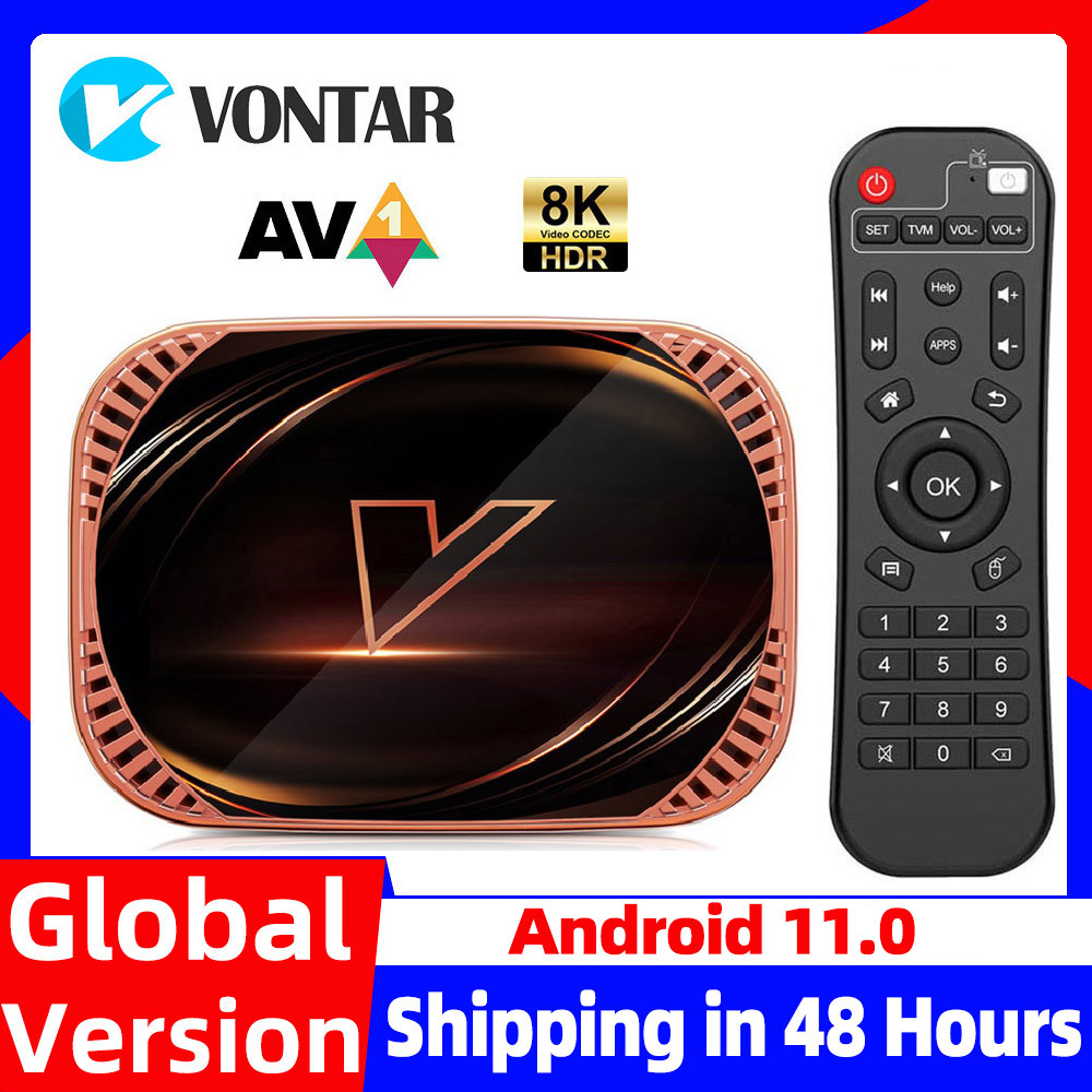 VONTAR X4 Smart TV Box 4GB RAM 32GB eMMC Amlogic S905X4 4K HDR